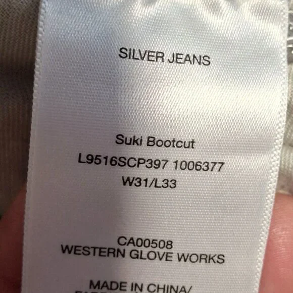 Silver Jeans Co Blue Jeans NWT Size 31/33 - Picture 2 of 8